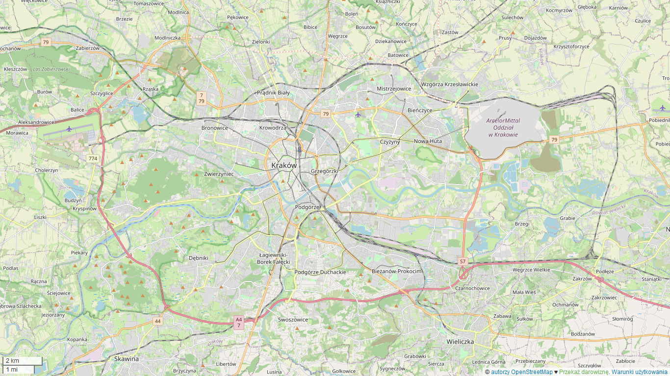 Krakow Map